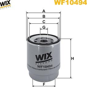 WIX Filters WF10494 - Polttoainesuodatin inparts.fi