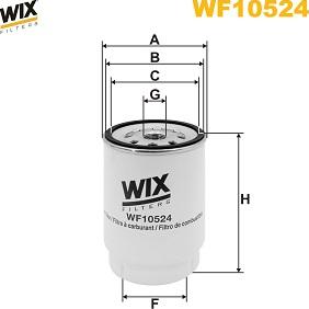 WIX Filters WF10524 - Polttoainesuodatin inparts.fi