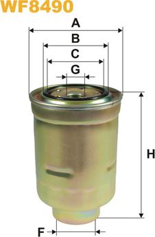 WIX Filters WF8490 - Polttoainesuodatin inparts.fi