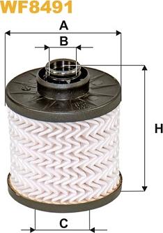 WIX Filters WF8491 - Polttoainesuodatin inparts.fi