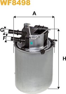 WIX Filters WF8498 - Polttoainesuodatin inparts.fi