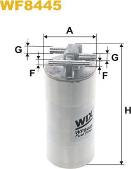 WIX Filters WF8445 - Polttoainesuodatin inparts.fi