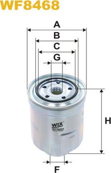 WIX Filters WF8468 - Polttoainesuodatin inparts.fi