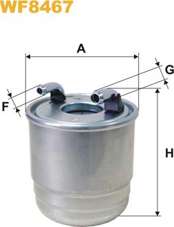 WIX Filters WF8467 - Polttoainesuodatin inparts.fi