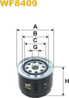 WIX Filters WF8409 - Polttoainesuodatin inparts.fi