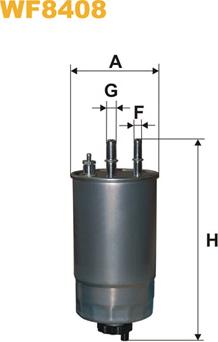 WIX Filters WF8408 - Polttoainesuodatin inparts.fi