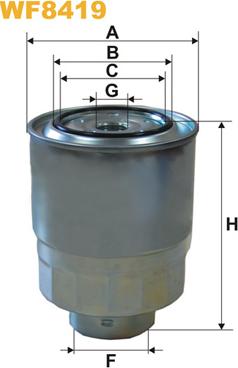 WIX Filters WF8419 - Polttoainesuodatin inparts.fi