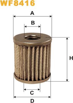 WIX Filters WF8416 - Polttoainesuodatin inparts.fi