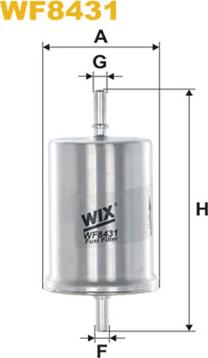 WIX Filters WF8431 - Polttoainesuodatin inparts.fi