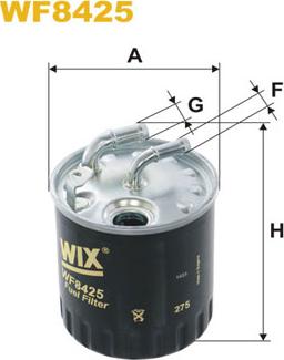 WIX Filters WF8425 - Polttoainesuodatin inparts.fi