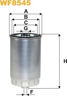 WIX Filters WF8545 - Polttoainesuodatin inparts.fi