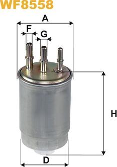 WIX Filters WF8558 - Polttoainesuodatin inparts.fi