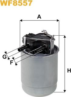 WIX Filters WF8557 - Polttoainesuodatin inparts.fi