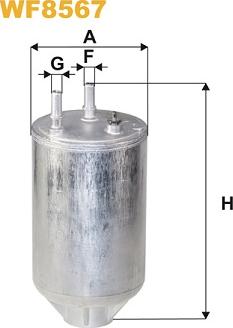 WIX Filters WF8567 - Polttoainesuodatin inparts.fi