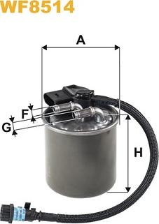 WIX Filters WF8514 - Polttoainesuodatin inparts.fi