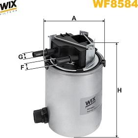 WIX Filters WF8584 - Polttoainesuodatin inparts.fi