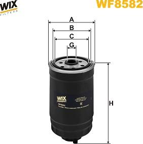 WIX Filters WF8582 - Polttoainesuodatin inparts.fi