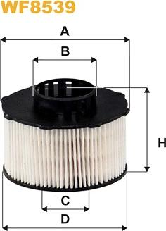 WIX Filters WF8539 - Polttoainesuodatin inparts.fi