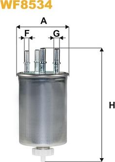 WIX Filters WF8534 - Polttoainesuodatin inparts.fi