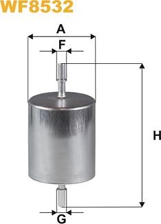 WIX Filters WF8532 - Polttoainesuodatin inparts.fi