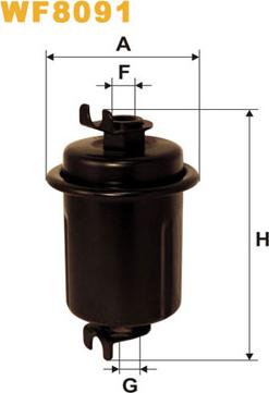 WIX Filters WF8091 - Polttoainesuodatin inparts.fi