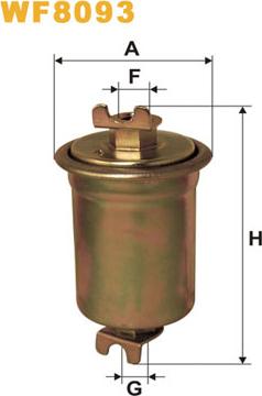 WIX Filters WF8093 - Polttoainesuodatin inparts.fi