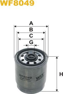 WIX Filters WF8049 - Polttoainesuodatin inparts.fi