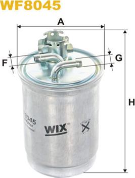 WIX Filters WF8045 - Polttoainesuodatin inparts.fi