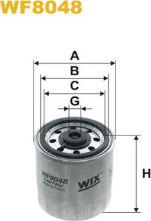 WIX Filters WF8048 - Polttoainesuodatin inparts.fi