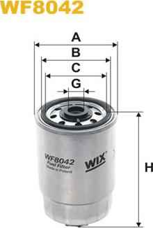 WIX Filters WF8042 - Polttoainesuodatin inparts.fi