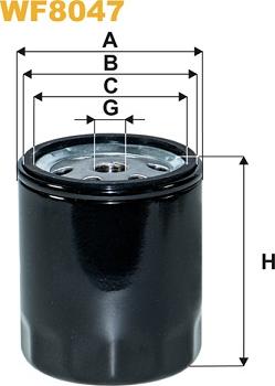 WIX Filters WF8047 - Polttoainesuodatin inparts.fi