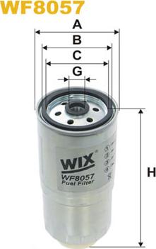 WIX Filters WF8057 - Polttoainesuodatin inparts.fi