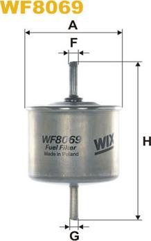 WIX Filters WF8069 - Polttoainesuodatin inparts.fi