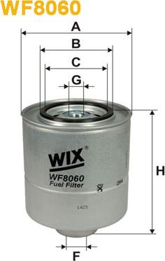 WIX Filters WF8060 - Polttoainesuodatin inparts.fi