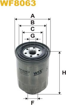 WIX Filters WF8063 - Polttoainesuodatin inparts.fi