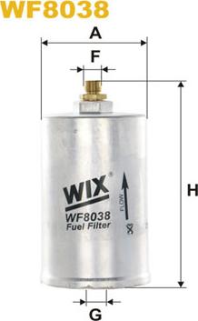 WIX Filters WF8038 - Polttoainesuodatin inparts.fi