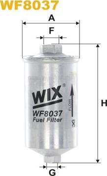 WIX Filters WF8037 - Polttoainesuodatin inparts.fi