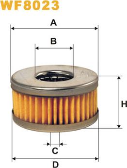 WIX Filters WF8023 - Polttoainesuodatin inparts.fi