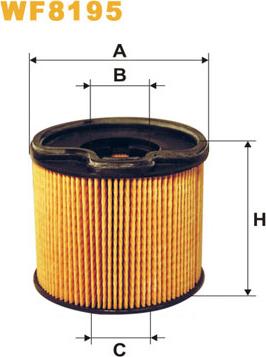 WIX Filters WF8195 - Polttoainesuodatin inparts.fi