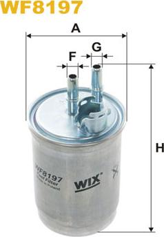 WIX Filters WF8197 - Polttoainesuodatin inparts.fi