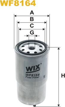 WIX Filters WF8164 - Polttoainesuodatin inparts.fi