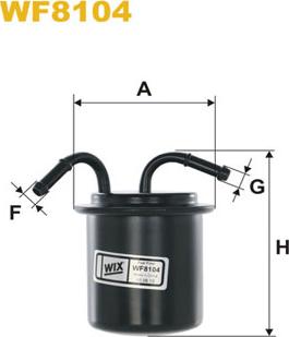 WIX Filters WF8104 - Polttoainesuodatin inparts.fi