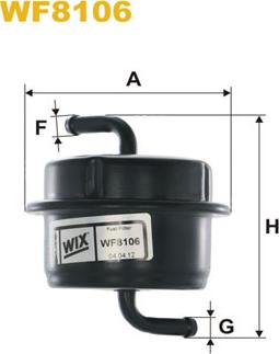 WIX Filters WF8106 - Polttoainesuodatin inparts.fi