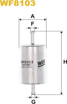 WIX Filters WF8103 - Polttoainesuodatin inparts.fi