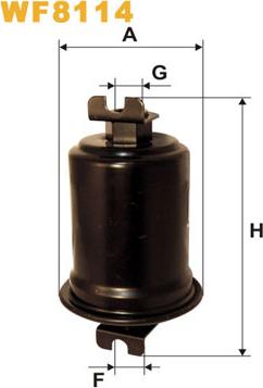 WIX Filters WF8114 - Polttoainesuodatin inparts.fi