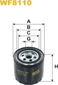 WIX Filters WF8110 - Polttoainesuodatin inparts.fi