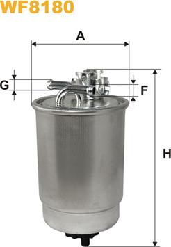 WIX Filters WF8180 - Polttoainesuodatin inparts.fi