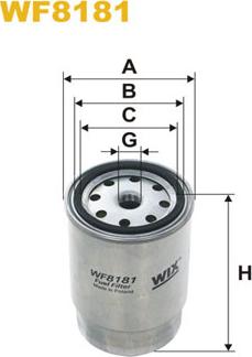 WIX Filters WF8181 - Polttoainesuodatin inparts.fi