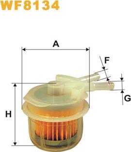 WIX Filters WF8134 - Polttoainesuodatin inparts.fi