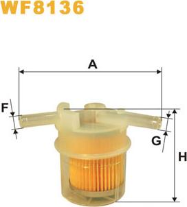 WIX Filters WF8136 - Polttoainesuodatin inparts.fi